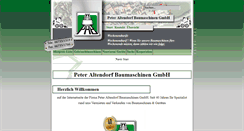 Desktop Screenshot of baumaschinen-vermietung.com